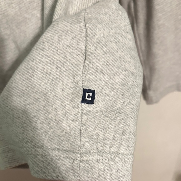 Chaps Men's Light Gray Zip-Up Sweater size Small - Picture 4 of 5